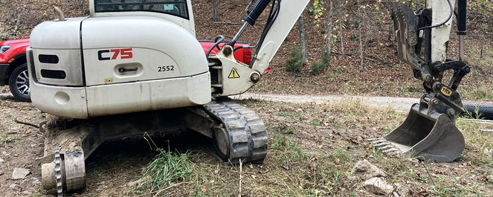 Terex TC75 Steel Tracks  A Franklin Farms Success Story