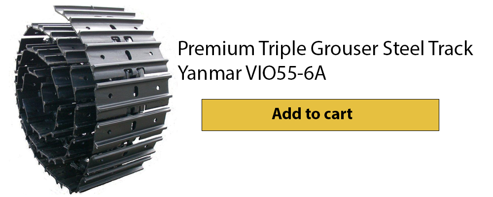 Yanmar VIO55-6A Steel Tracks SteelTracks.com Replacement Tracks & Undercarriage Parts for Heavy Equipment