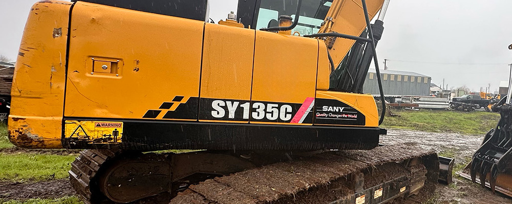 Sany SY135C Steel Tracks