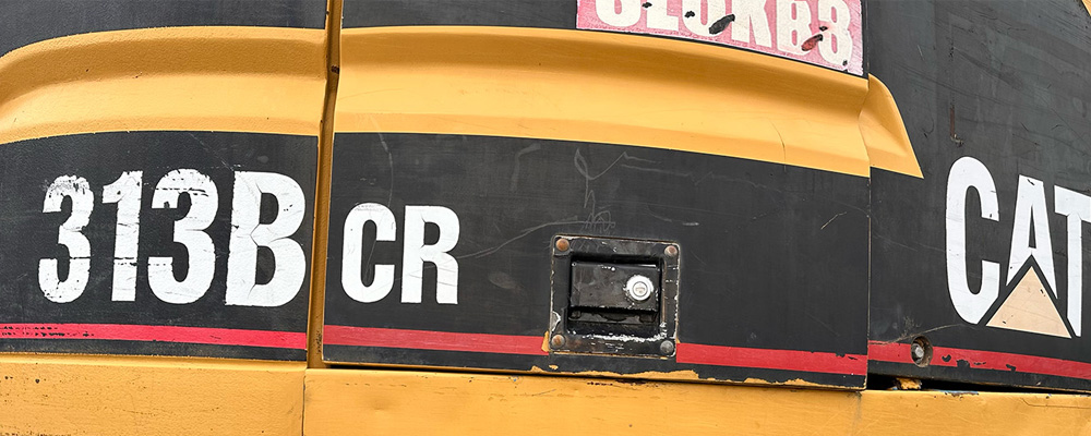 Caterpillar 313B CR Steel Tracks